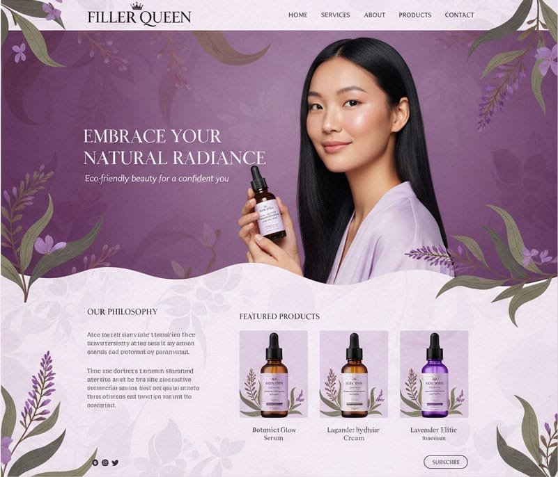 Professional, High-Performance Websites for UK Businesses 2 Filler Queen Web Design by Push to Start