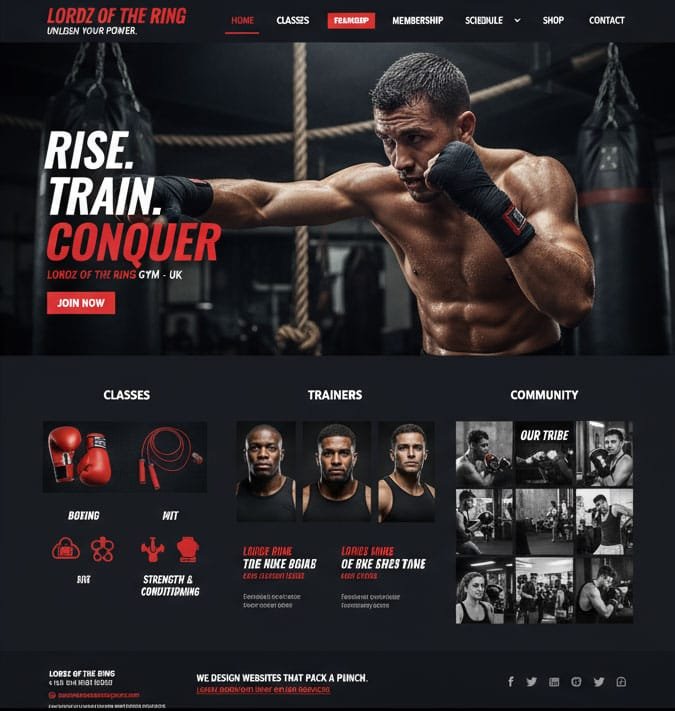 Professional, High-Performance Websites for UK Businesses 1 Lordz of the Ring Web Design by Push to Start